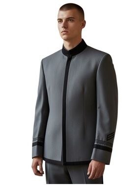 Vintage West Point military Academy cadet uniform wool jacket.